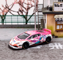 Load image into Gallery viewer, King 1:64 Pink LP610 Huracan LBWK Racing Sports Model Diecast Metal Car New
