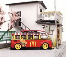 Load image into Gallery viewer, LF 1:64 Red VW T1 Van Camper RWB Kombi Sports Model Diecast Metal Car New
