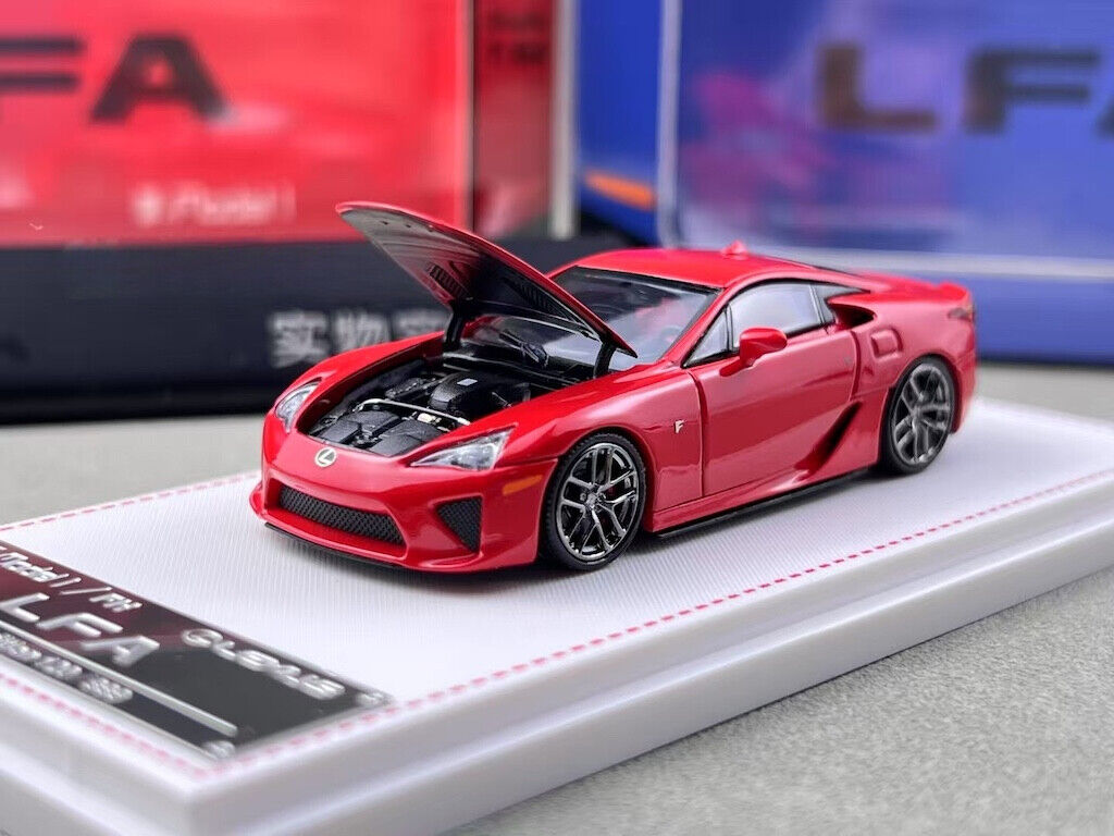 FH 1:64 Red LFA Coupe Racing Sports Model Diecast Metal Car New Collection