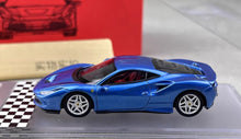 Load image into Gallery viewer, XF 1:64 Blue F8 Tributo Racing Sports Diecast Model Metal CarNew
