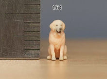 Load image into Gallery viewer, 1:64 Painted Figure Model Miniature Resin Diorama Sand Cute Pet Puppy Dot Toy

