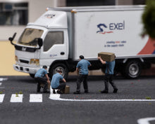 Load image into Gallery viewer, 1:64 Painted Figure Model Miniature Resin Diorama Sand Courier Porter Worker Set
