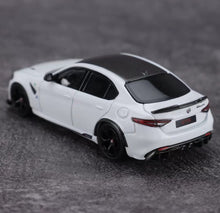 Load image into Gallery viewer, BBR 1:64 White Romeo Giulia GTA Sedan Sports Model Diecast Metal Car New Collection
