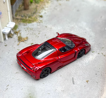 Load image into Gallery viewer, King 1:64 Red Black Rims ENZO Racing Sports Model Diecast Metal Car New Collection
