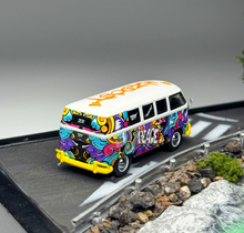 Load image into Gallery viewer, Minigt 1:64 Graffti VW T1 Mini Van Sports Model Diecast Metal Car New Collection
