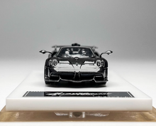 Load image into Gallery viewer, HH 1:64 Black Carbon Huayra Tricolore Convertible Model Diecast Metal Car New Collection
