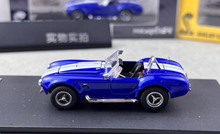 Load image into Gallery viewer, FW 1:64 Blue Shelby 427 COBRA Convertible Sports Model Diecast Metal Car New Collection
