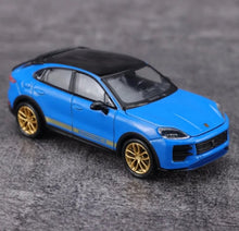 Load image into Gallery viewer, TH 1:64 Blue Cayenne Turbo GT SUV Sports Model Diecast Metal Car New Collection
