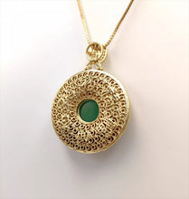 Load image into Gallery viewer, Nature Jade Vase Pendant Necklace Gift Jewelry charm Blessing Lucky Fortune new
