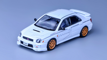 Load image into Gallery viewer, 1:64 Furuya White Impreza WRX STI VII 7 Sedan Mines Model Diecast Metal Car
