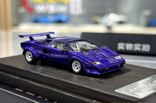 Load image into Gallery viewer, 1:64 Deepmaker Purple Countach 5000s Sports Model Diecast Resin Car New Collection
