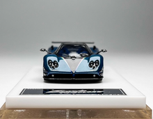 Load image into Gallery viewer, HH 1:64 Blue Carbon Zonda Tricolore Racing Sports Model Diecast Metal Car New Collection

