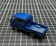 Load image into Gallery viewer, DBGT 1:64 Blue Elf Double Cab Truck Model Diecast Metal Car New Collection
