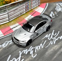 Load image into Gallery viewer, Fine 1:64 Silver M3 E92 LB Widebody Coupe Sports Model Diecast Metal Car New Collection
