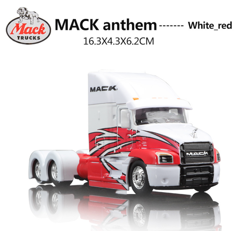 Maisto 1:64 White Mark Anthem Truck Trailer Model Toy Diecast Metal Car BN
