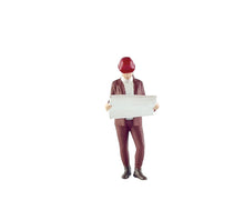 Load image into Gallery viewer, 1:64 Painted Figure Mini Model Miniature Resin Diorama Contruction Worker Sand
