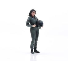 Load image into Gallery viewer, 1:64 Painted Figure Model Miniature Resin Diorama Toy Sand Woman Pilot Captain

