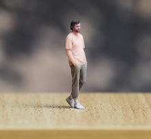 Load image into Gallery viewer, 1:64 Painted Figure Model Miniature Resin Diorama Sand Walking Man Cool Guy
