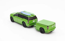 Load image into Gallery viewer, Shadow 1:64 Green Escalade Cut Body Trailer Sport Model Diecast Metal Car New Collection
