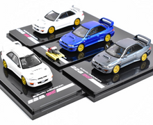 Load image into Gallery viewer, Hobby Japan 1:64 Impreza STI WRX 22B GC8 Engine Model Diecast Metal Car New
