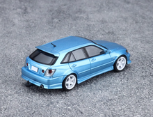 Load image into Gallery viewer, Mortal 1:64 HEC Blue Altezza Wagon Trailer Sport Model Diecast Metal Car New Collection
