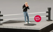 Load image into Gallery viewer, 1:64 Painted Figure Model Miniature Resin Diorama Toy Sand Black Outfit Man
