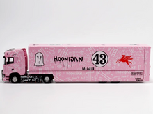 Load image into Gallery viewer, 1:64 Scania S730 Pink Enclosed Double Deck Truck Model Diecast Metal Car New Collection
