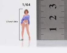 Load image into Gallery viewer, 1:64 Painted Figure Model Miniature Resin Diorama Toy Sand Pretty Lady Beauty
