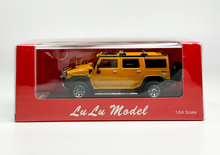 Load image into Gallery viewer, 1:64 LuLu Yellow H2 ORV SUV Sports Model Diecast Metal Car New Collection
