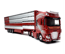 Load image into Gallery viewer, 1:76 Red DAF XF Euro6 Livestock Delivery Truck Model Diecast Metal Car New Collection
