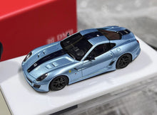 Load image into Gallery viewer, DMH 1:64 Ice Blue 599 GTO Racing Sports Model Diecast Resin Car New Collection
