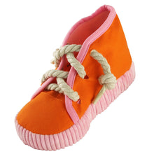 Load image into Gallery viewer, Dog Squeaky Toys Shoes-Shaped Chew Tear-Resistant Plush for Teeth Grinding Pet
