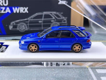 Load image into Gallery viewer, ATS 1:64 Blue IMPREZA WRX STI GC Wagon Sport Open Model Diecast Metal Car New Collection
