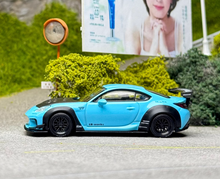 Load image into Gallery viewer, MINIGT 1:64 Baby Blue Gr86 LB Sports Coupe Model Diecast Metal Car New Collection
