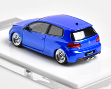 Load image into Gallery viewer, Maxwell 1:64 HEC Blue VW Golf GTI MK6 BBS Sports Model Diecast Metal Car New Collection
