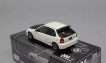 Load image into Gallery viewer, JDM64 1:64 White Carbon Civic Type R EK9 Sports Model Diecast Metal Car New Collection
