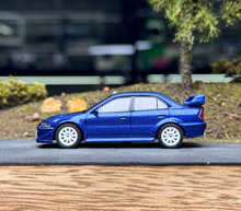 Load image into Gallery viewer, Tarmac 1:64 Blue JDM Lancer EVO VI Sports Model Diecast Metal Car New Collection
