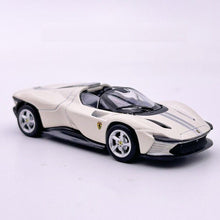Load image into Gallery viewer, Bburago 1:64 White Ferrari Daytona SP3 Sports Model Diecast Metal Car New Collection
