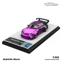 Load image into Gallery viewer, Aurora 1:64 992 GT3 RS RWB 964 Karting Figure Sport Model Diecast Metal Car

