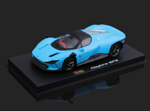 Load image into Gallery viewer, Bburago 1:43 Blue Daytona SP3 Racing Sports Model Diecast Metal Car Box New
