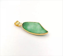 Load image into Gallery viewer, Nature Jade Leaf Lucky Pendant Necklace Gift Jewelry charm Blessing Fortune new
