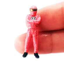 Load image into Gallery viewer, 1:64 Painted Figure Mini Model Miniature Resin Diorama Racing Car Racer Driver
