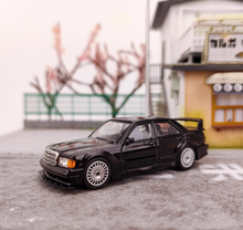 Load image into Gallery viewer, 1:64 SEEKER Black 190E 2.5-16 Evolution Sports Model Diecast Metal Car New
