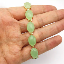 Load image into Gallery viewer, Nature Jade Beaded Bracelet Jewelry Blessing Lucky Fortune Gift For Her Green u
