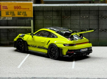 Load image into Gallery viewer, LMLF 1:64 Green 911 992 GT3 RS Super Racing Sports Model Diecast Metal Car New Collection
