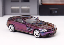 Load image into Gallery viewer, SW 1:64 Purple SLR McLaren Coupe Racing Sports Model Diecast Metal Car New Collect
