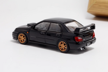 Load image into Gallery viewer, 1:64 Furuya Black Impreza WRX STI VIII 8 Sedan Model Diecast Metal Car New Collection
