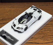Load image into Gallery viewer, HH 1:64 White Huayra Tricolore Convertible Model Diecast Metal Car New Collection
