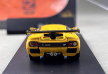 Load image into Gallery viewer, DCM 1:64 Yellow 1999 Diablo GTR Racing Sports Model Diecast Metal Car BN
