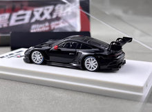 Load image into Gallery viewer, SR 1:64 Black 911 GT3 R Racing Sports Model Diecast Metal Car New Collection
